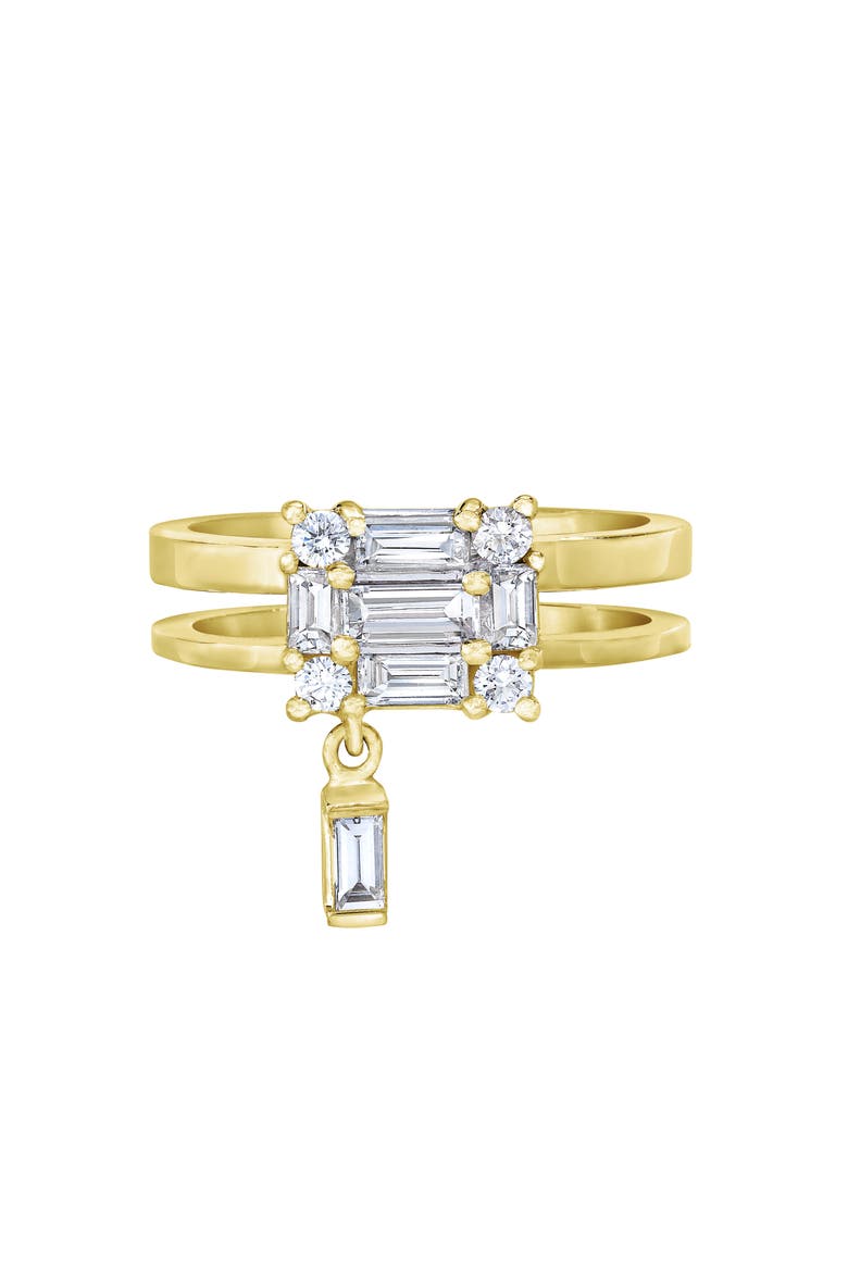 Clarity Floating Diamond Ring, Main, color, 18K YELLOW GOLD