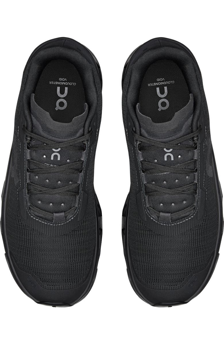 On Cloudmonster Void Sneaker, Alternate, color, Black/ Black