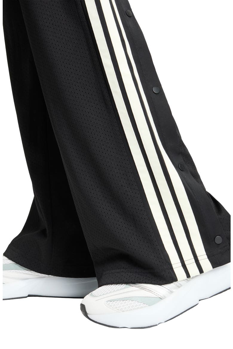 Stadium Mesh Pants, Alternate, color, BLACK/ WHITE/ CRYSTAL LINEN