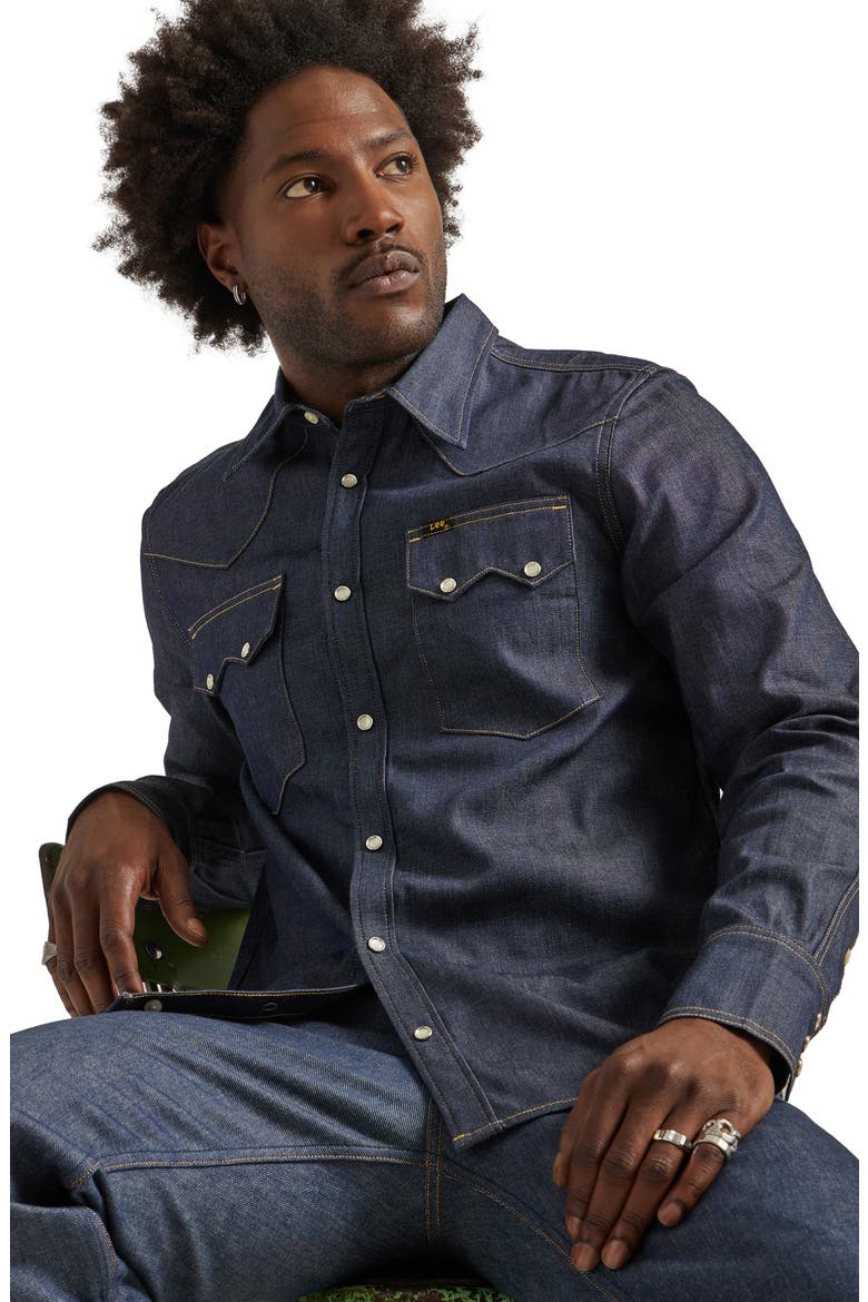 101 Regular Fit Denim Western Shirt (Men) | Nordstrom