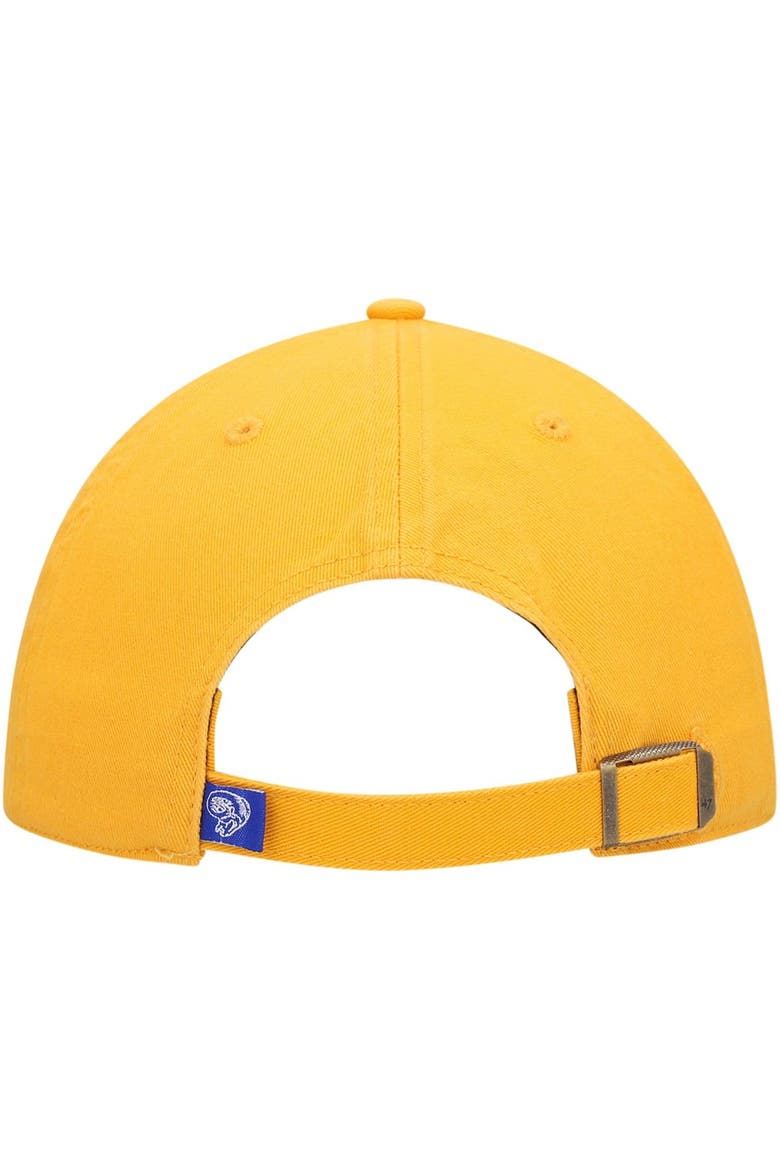 Men's '47 Gold Los Angeles Rams Clean Up Legacy Adjustable Hat, Alternate, color, Gold
