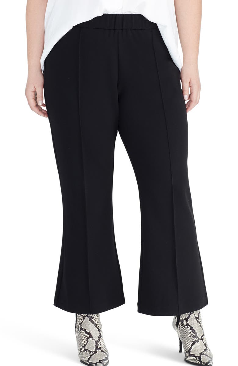 Rachel Roy Collection Crepe Back Scuba Pants, Main, color, 