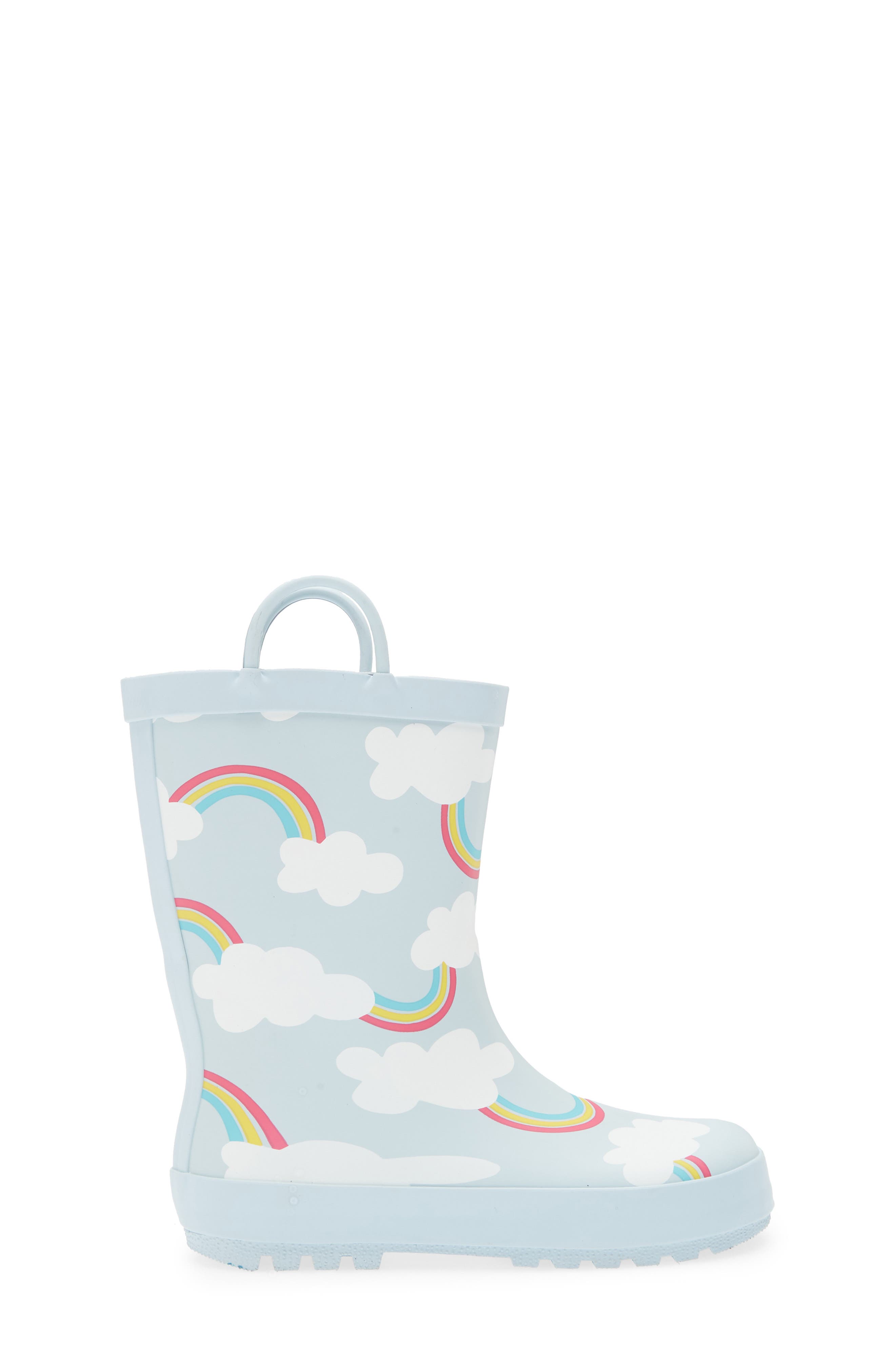 Tucker + Tate Kids' Rainbow Rain Boot, Alternate, color, Blue Multi