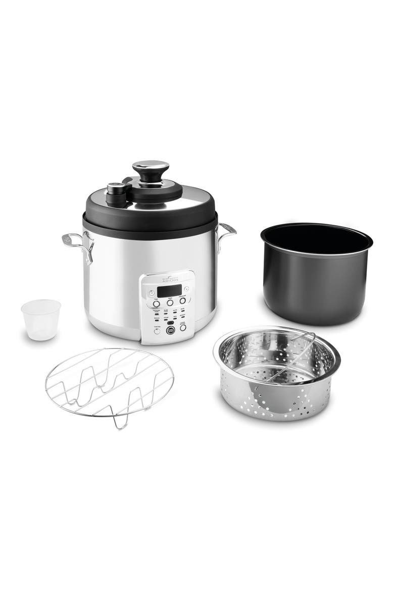 Electric Pressure Cooker, Alternate, color, SILVER