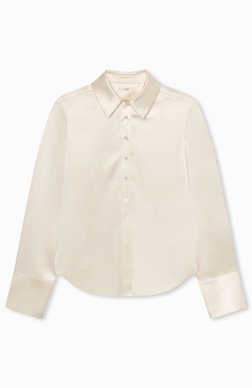 Co Button Down Shirt In White