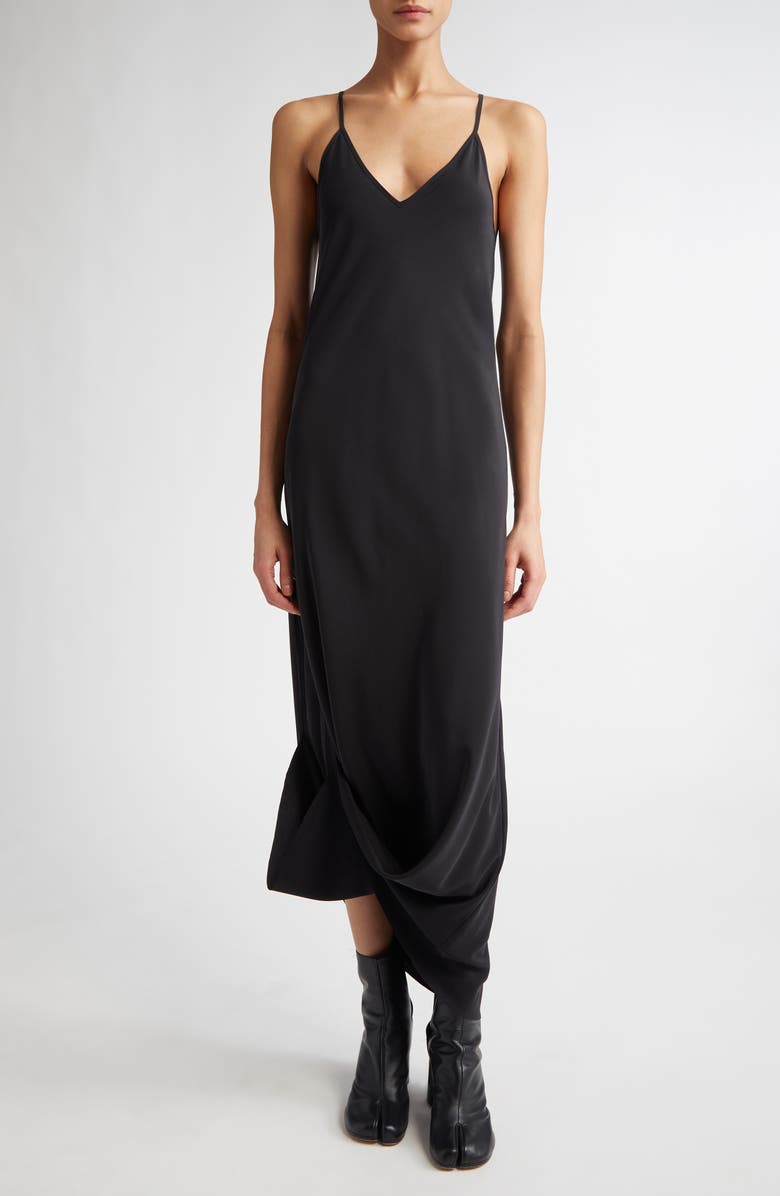 MM6 Maison Margiela Convertible Silk Slipdress, Main, color, 
