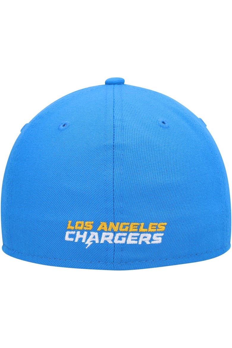 Men's New Era Powder Blue Los Angeles Chargers Logo Omaha Low Profile 59FIFTY Fitted Hat, Alternate, color, Blue