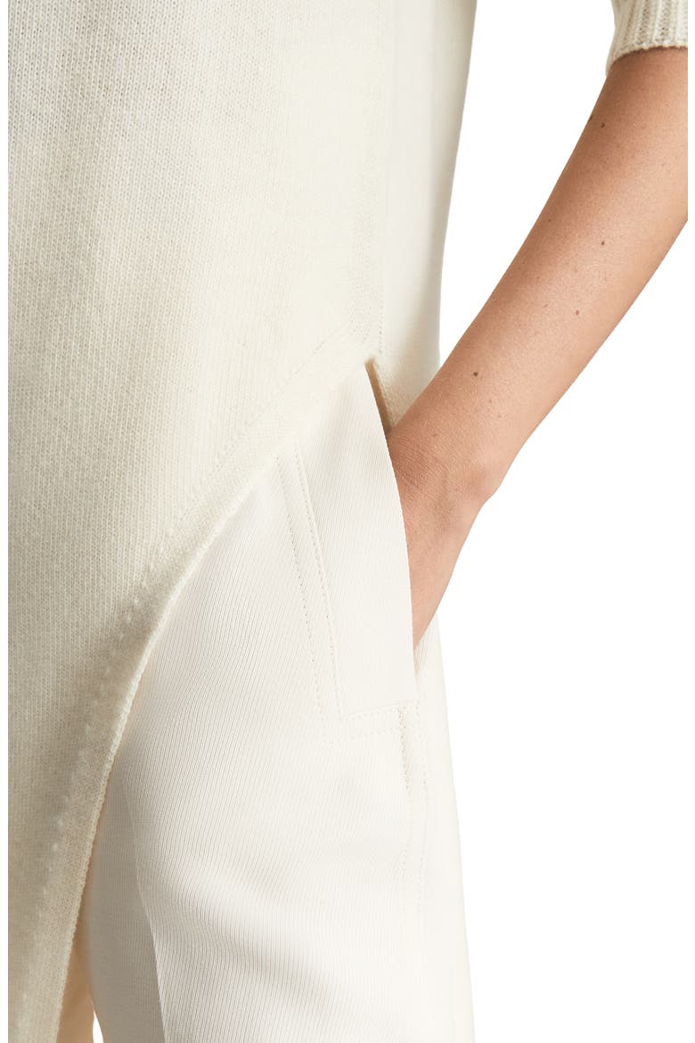 Elle Turtleneck Wool & Cashmere Sweater Dress, Alternate, color, CREAM