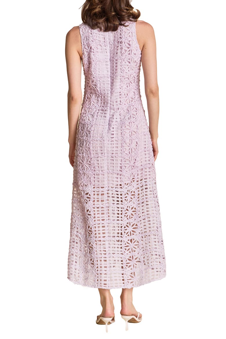 Textured Sleeveless Maxi Dress, Alternate, color, LILAC
