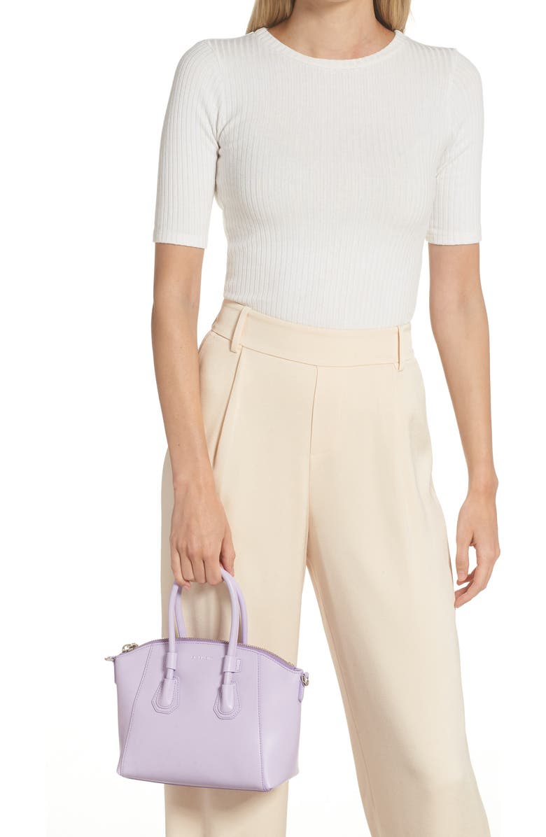 Givenchy Mini Antigona Sport Leather Top Handle Bag, Alternate, color,