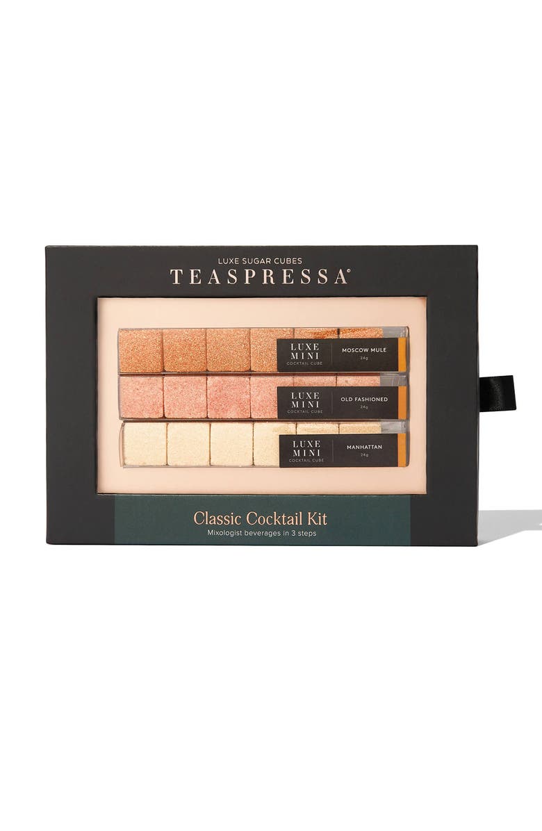 Teaspressa 18-Piece Luxe Spirits Instant Cocktail Sugar Cube Set, Main, color,