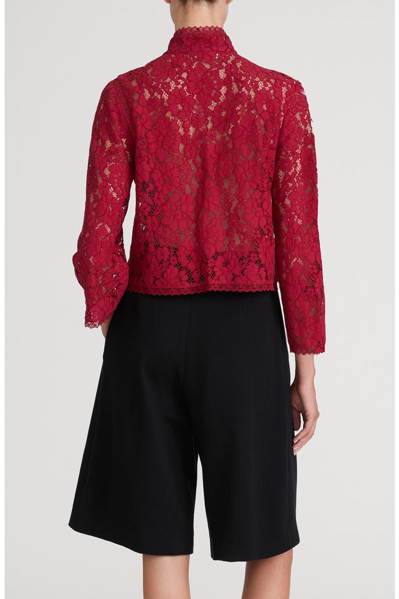 The Lace Salon Top, Alternate, color, DEEP RUBY
