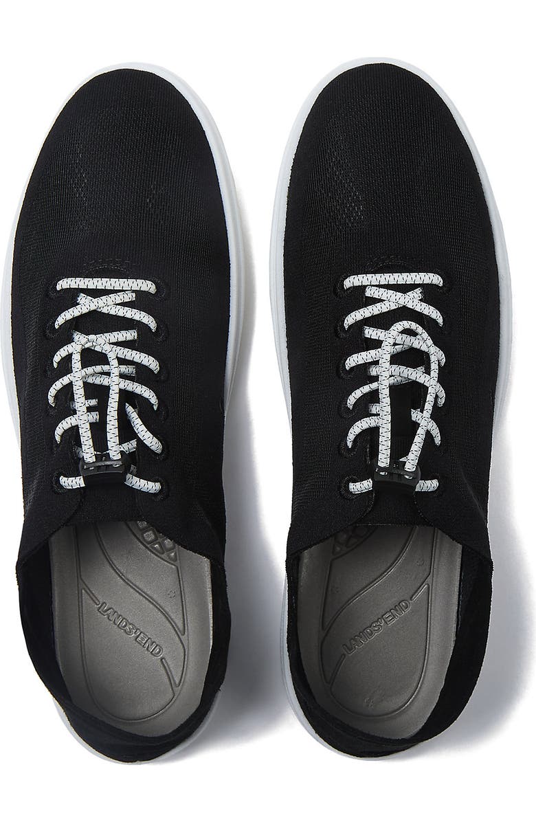 Lands' End Easy On Water Friendly Sneakers, Alternate, color, Black