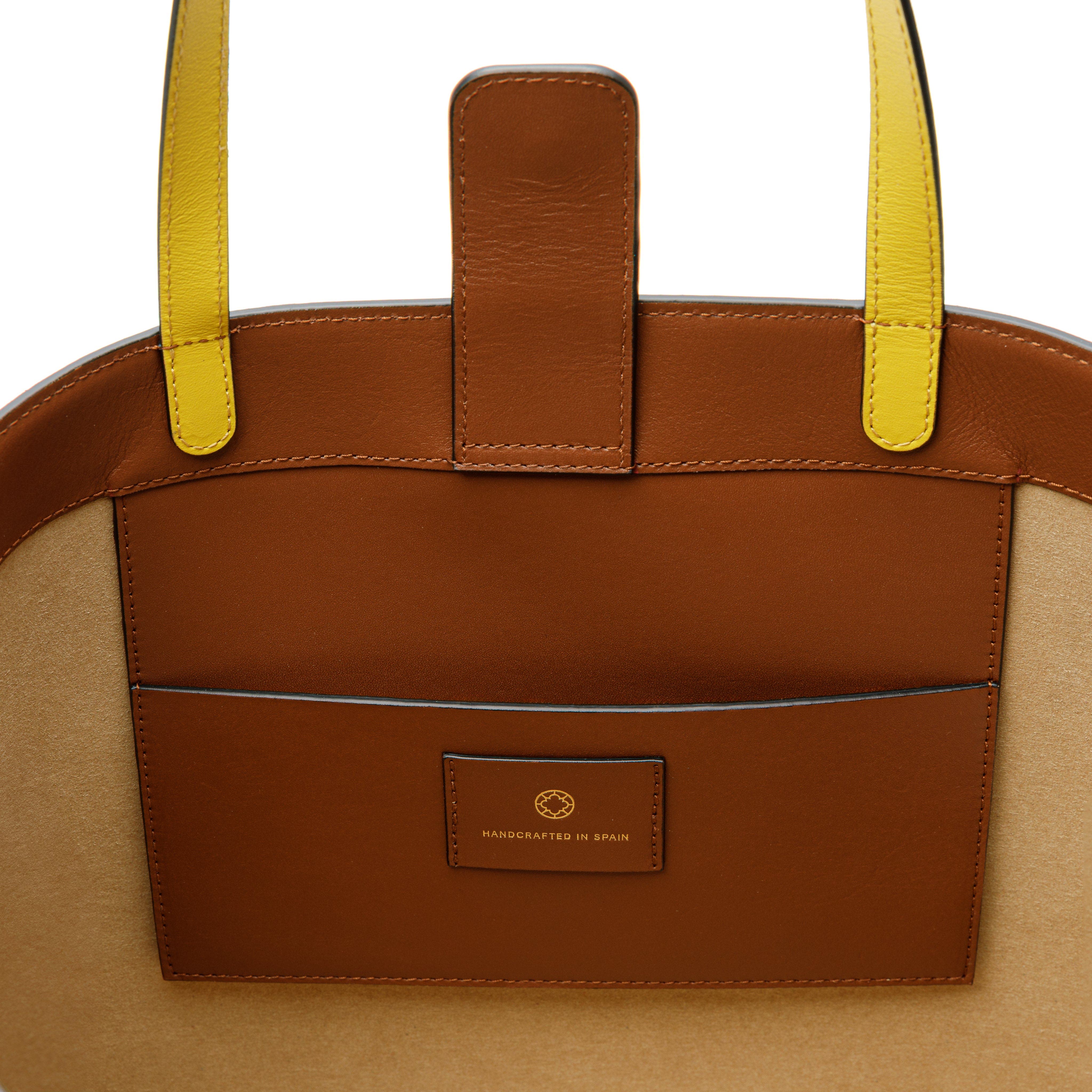 LA PORTEGNA Olivia Tote Vegetable Tanning, Alternate, color, Brown