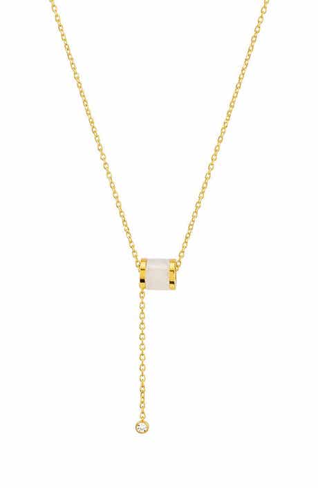 Barrel Y Necklace