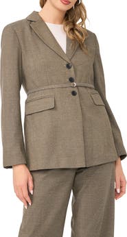 Vince Camuto Slim Fit Herringbone Blazer