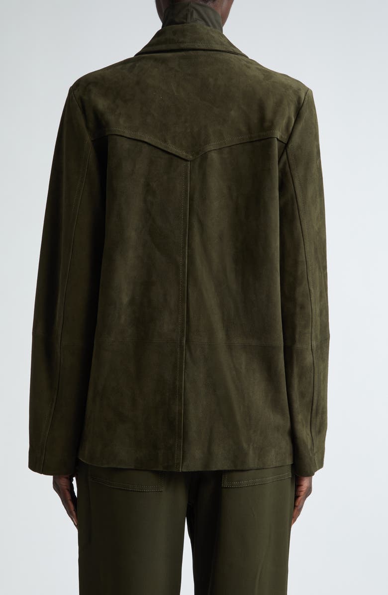 St. John Collection Double Face Suede Jacket, Alternate, color, 