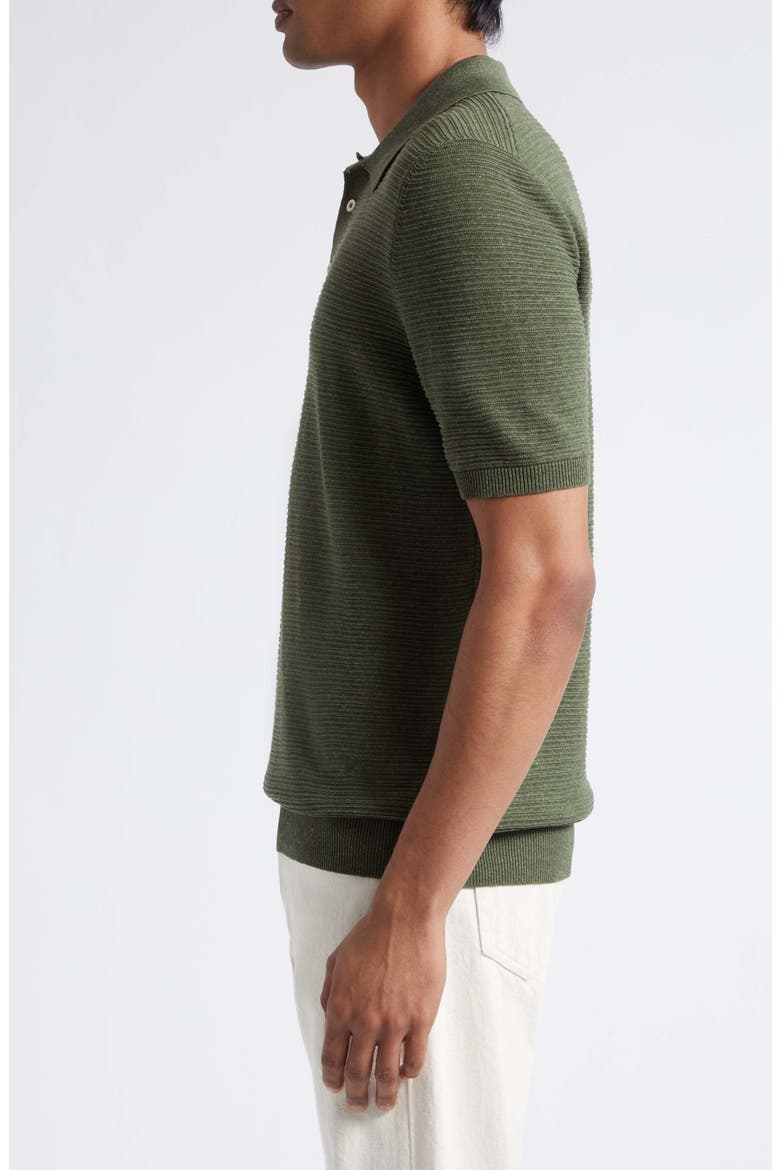 Silk & Linen Polo, Alternate, color, GS566