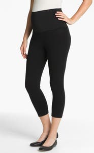 Maternal America Post Support Crop Maternity Leggings