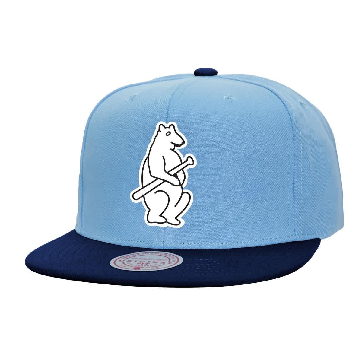 Men's Mitchell & Ness Light Blue Chicago Cubs Cooperstown