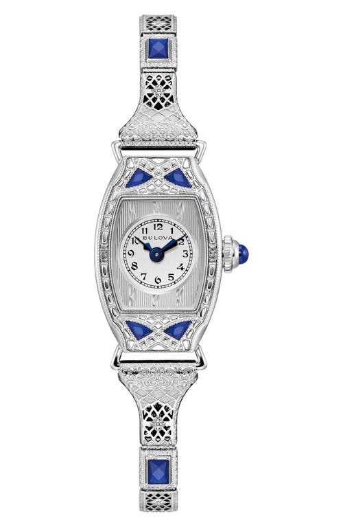 BULOVA Archive Series 'Miss America' Bracelet Watch, 18.3mm x 28mm in Silver-Tone  product