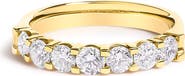 Haus of Brilliance 14K Gold 1.0 Ctw Diamond 7 Stone Band Ring