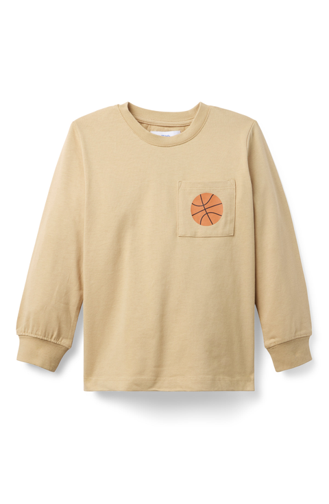 Brooks Basketball Long Sleeve Pocket Tee