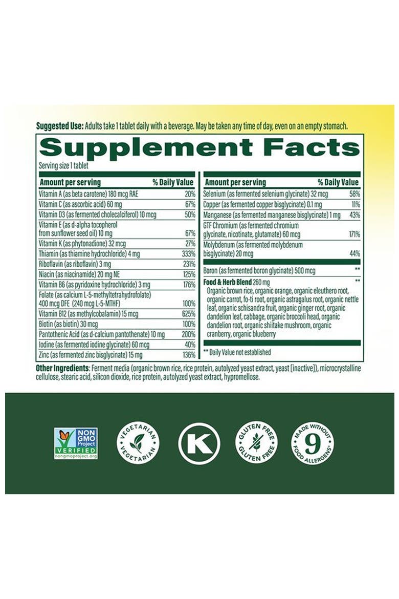 One Daily Multivitamin for Men with Methylated B12, Methylfolate for Muscle & Energy Metabolism, Vegetarian, 30 Tablets, Alternate, color, None