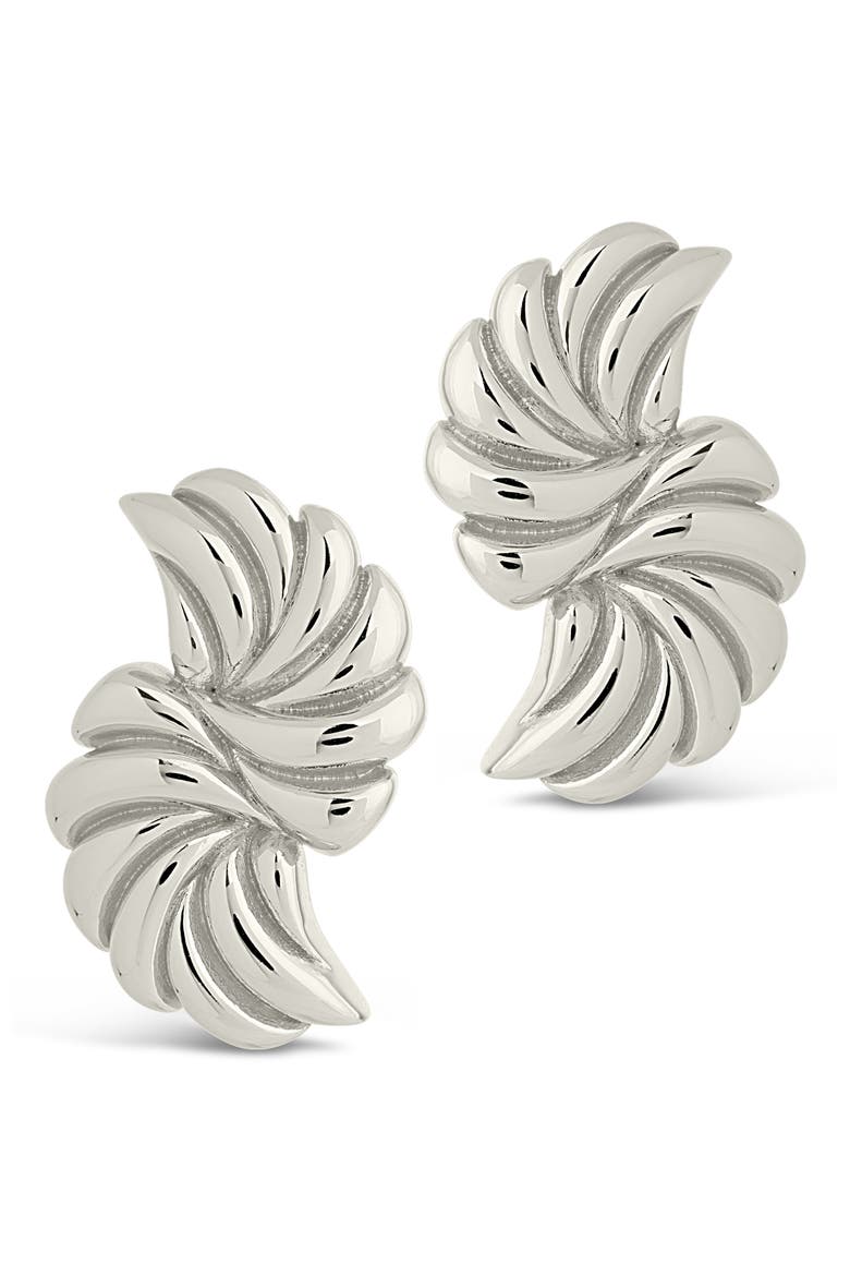 Twisted Croissant Stud Earrings video