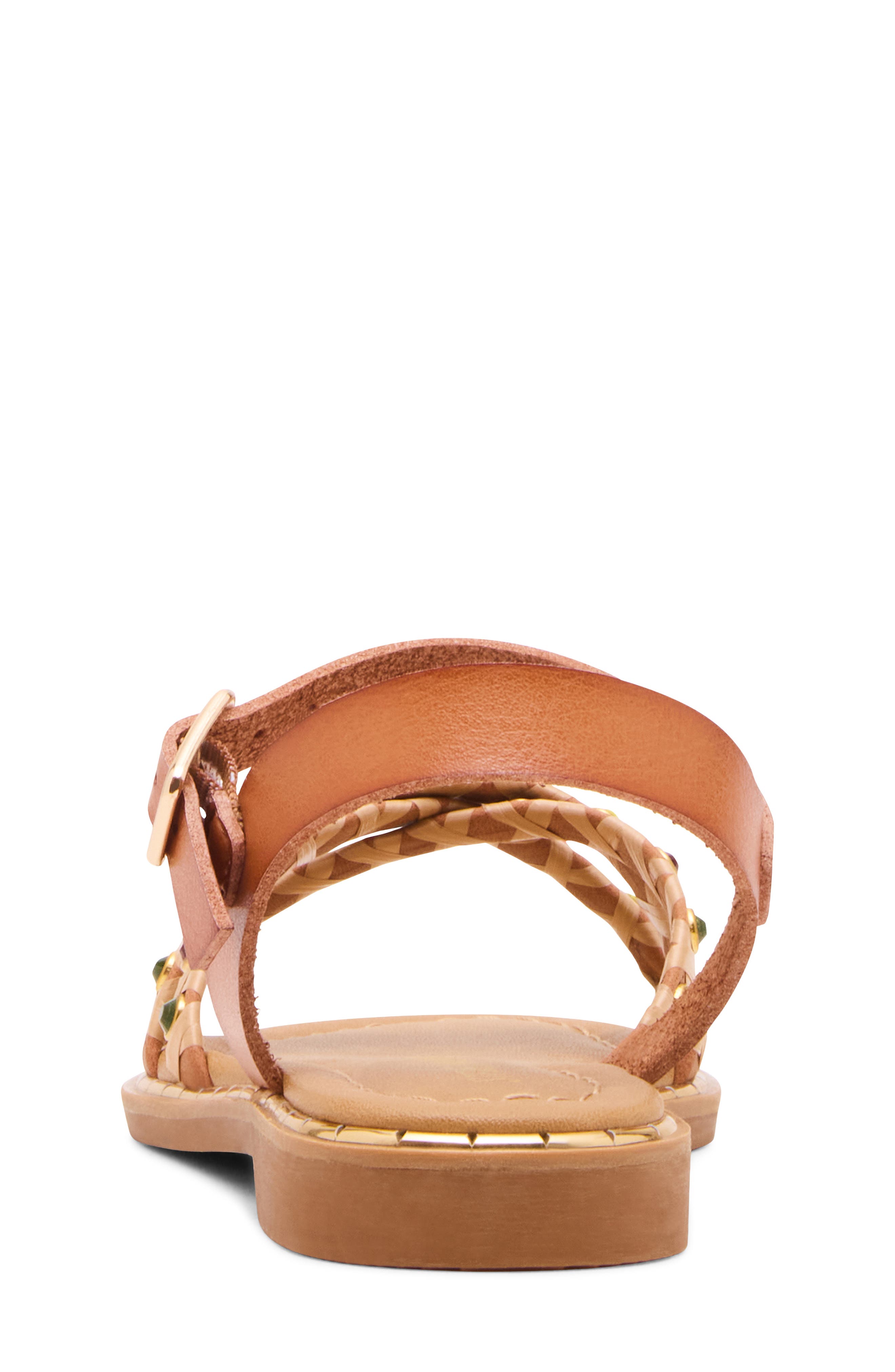 Steve Madden Kids' Gillian Ankle Strap Sandal, Alternate, color, Cognac Multi