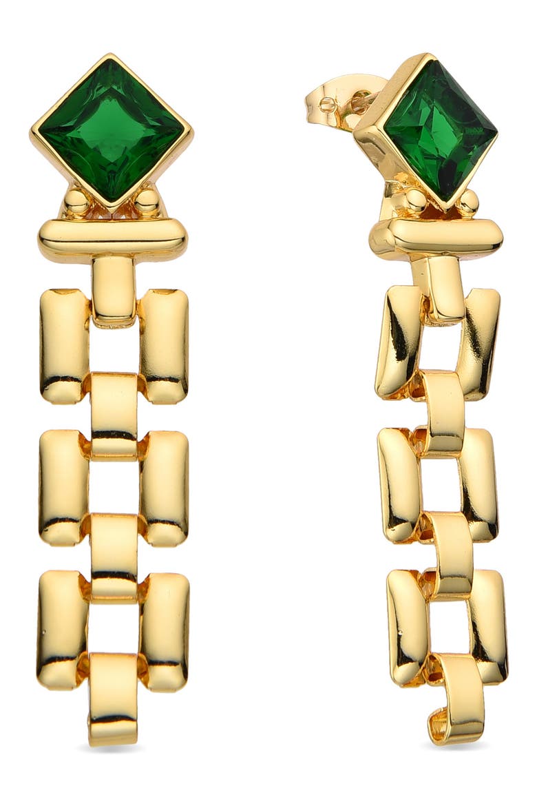 Chain Dangle Drop Earrings, Main, color, GOLD