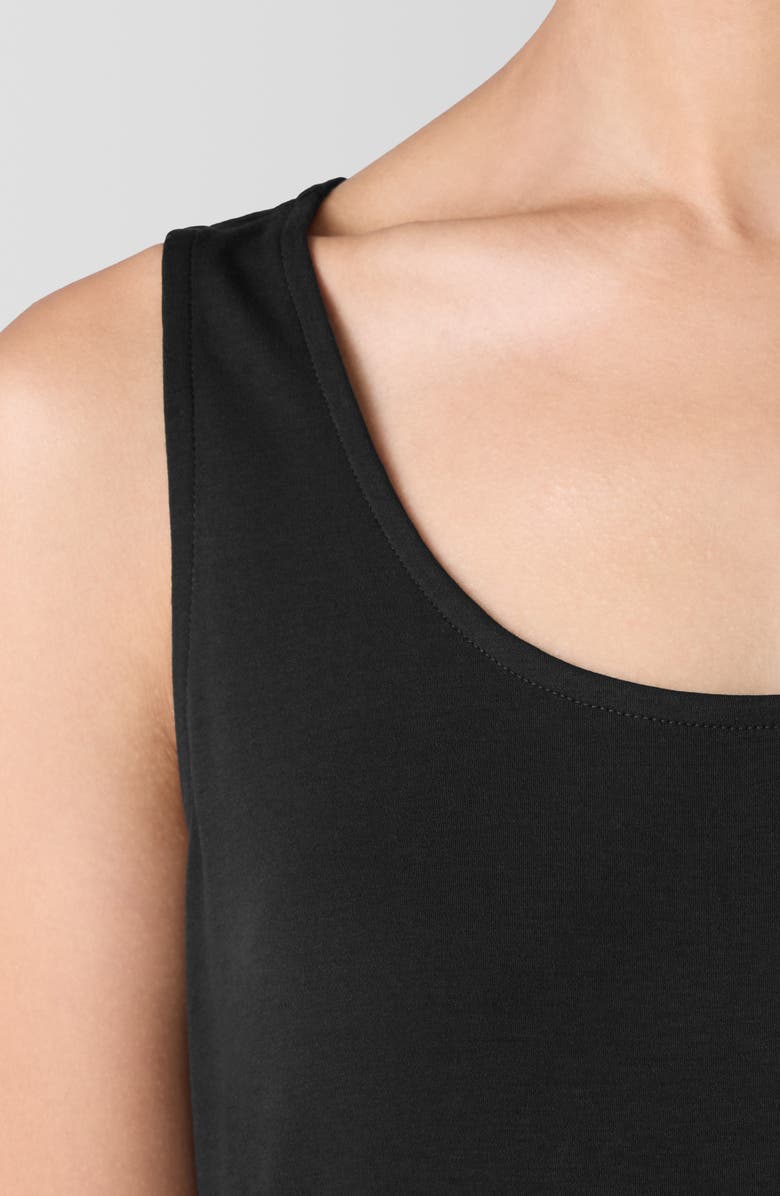 Eileen Fisher Sleeveless Organic Cotton Maxi Dress, Alternate, color, 