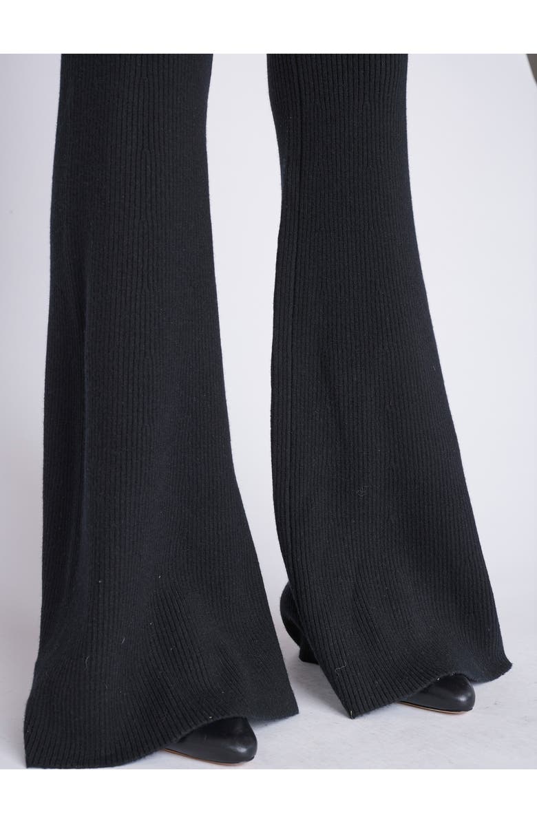 FRAME Rib Cashmere Blend Flare Pants, Alternate, color,