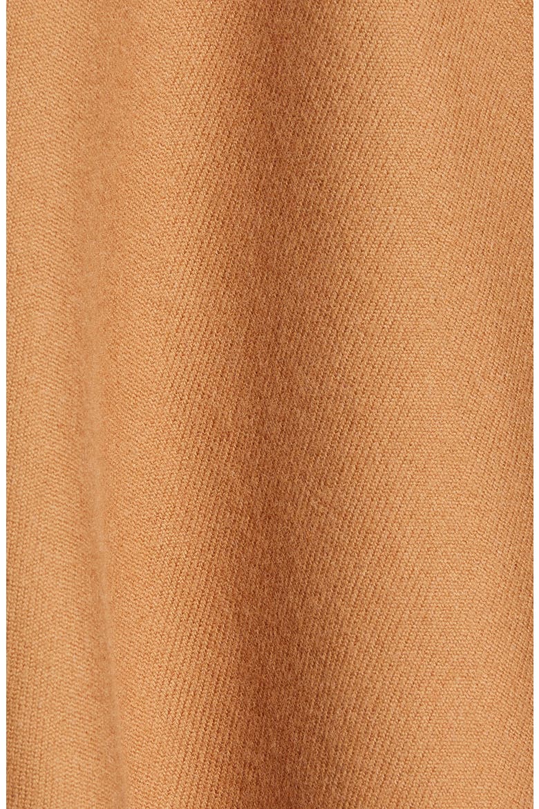 Icon Stripe Reversible Wool Cape, Alternate, color, FLAXSEED