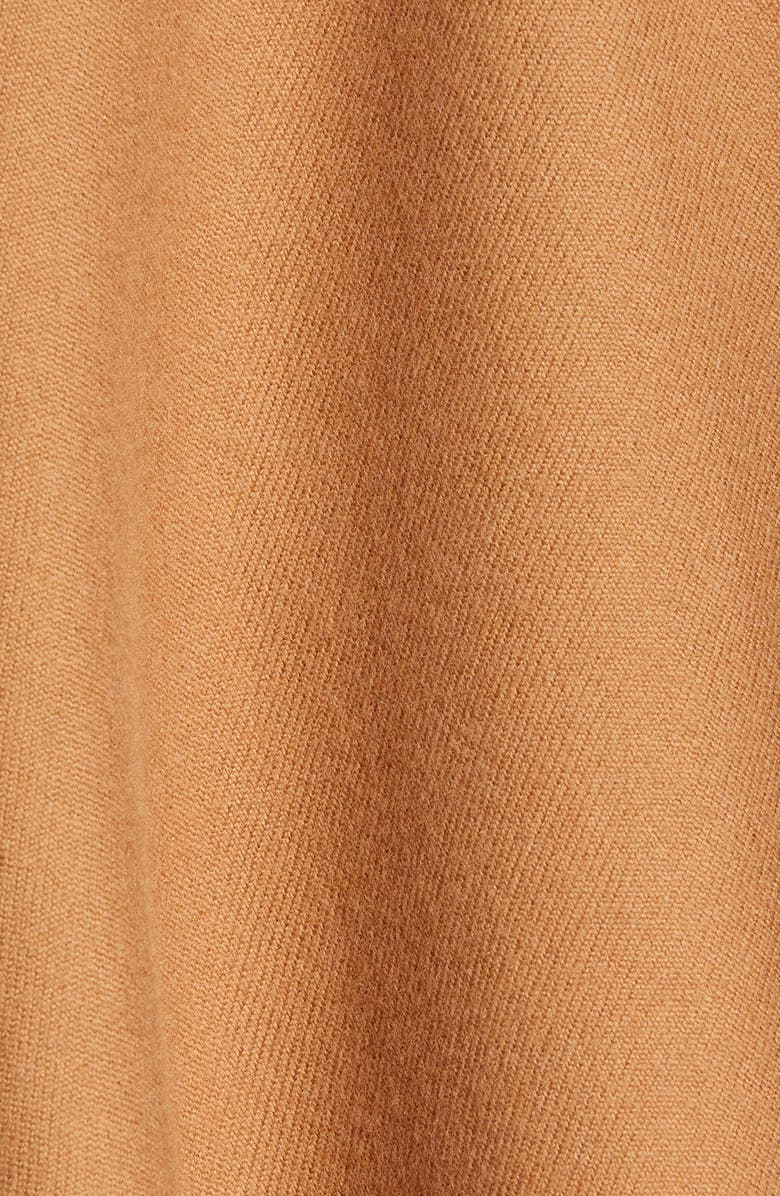 Burberry Icon Stripe Reversible Wool Cape, Alternate, color,