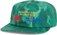 MALBON Derby Golf Logo Cotton Snapback Hat