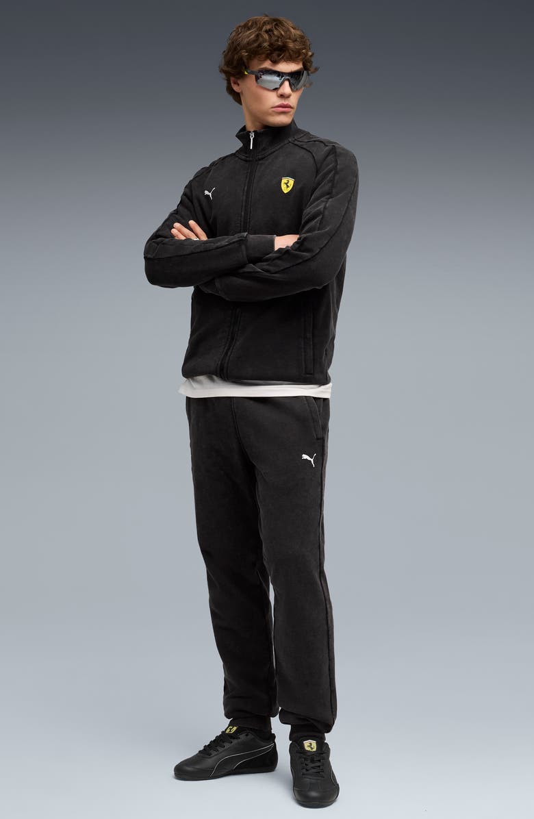 PUMA Ferrari T7 Cotton Joggers, Alternate, color, Puma Black