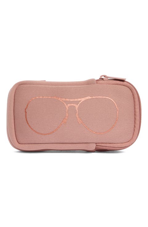 Double Eye Zip Eyeglasses Case