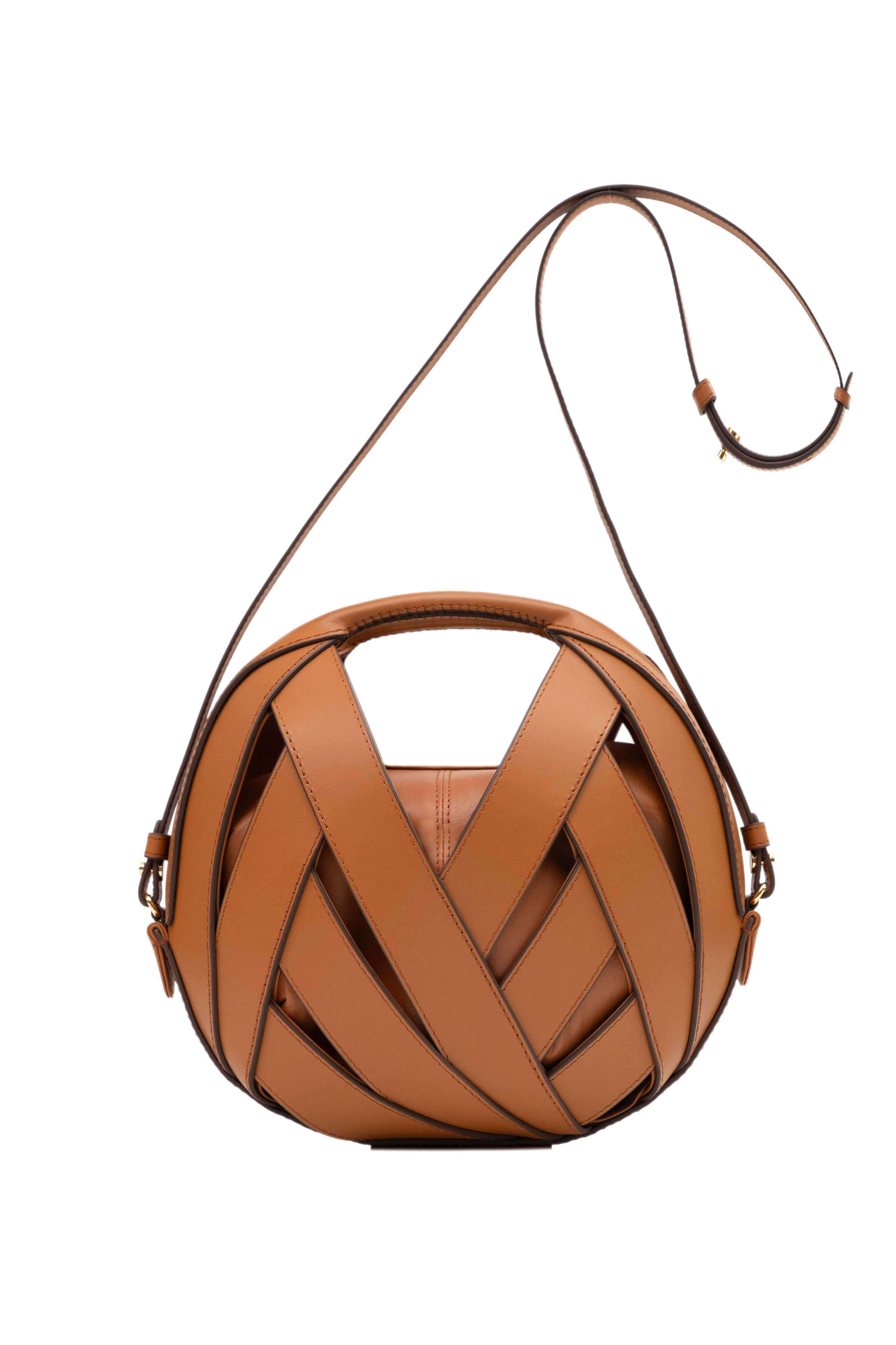 PERRIN PARIS Le Petit Panier Xbody Classic, Main, color, Caramel W/ Espresso