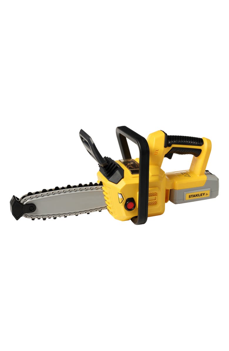 Stanley Jr. Battery Powered Chain Saw Toy, Main, color, Yellow & Black