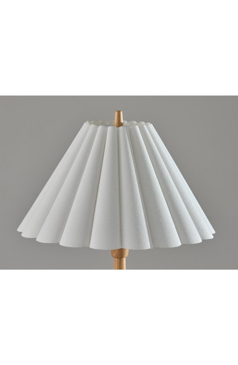 ADESSO LIGHTING Scallop Table Lamp, Alternate, color, Natural