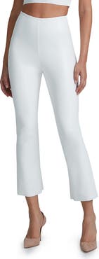 Commando Faux Leather Flare Crop Pull-On Pants