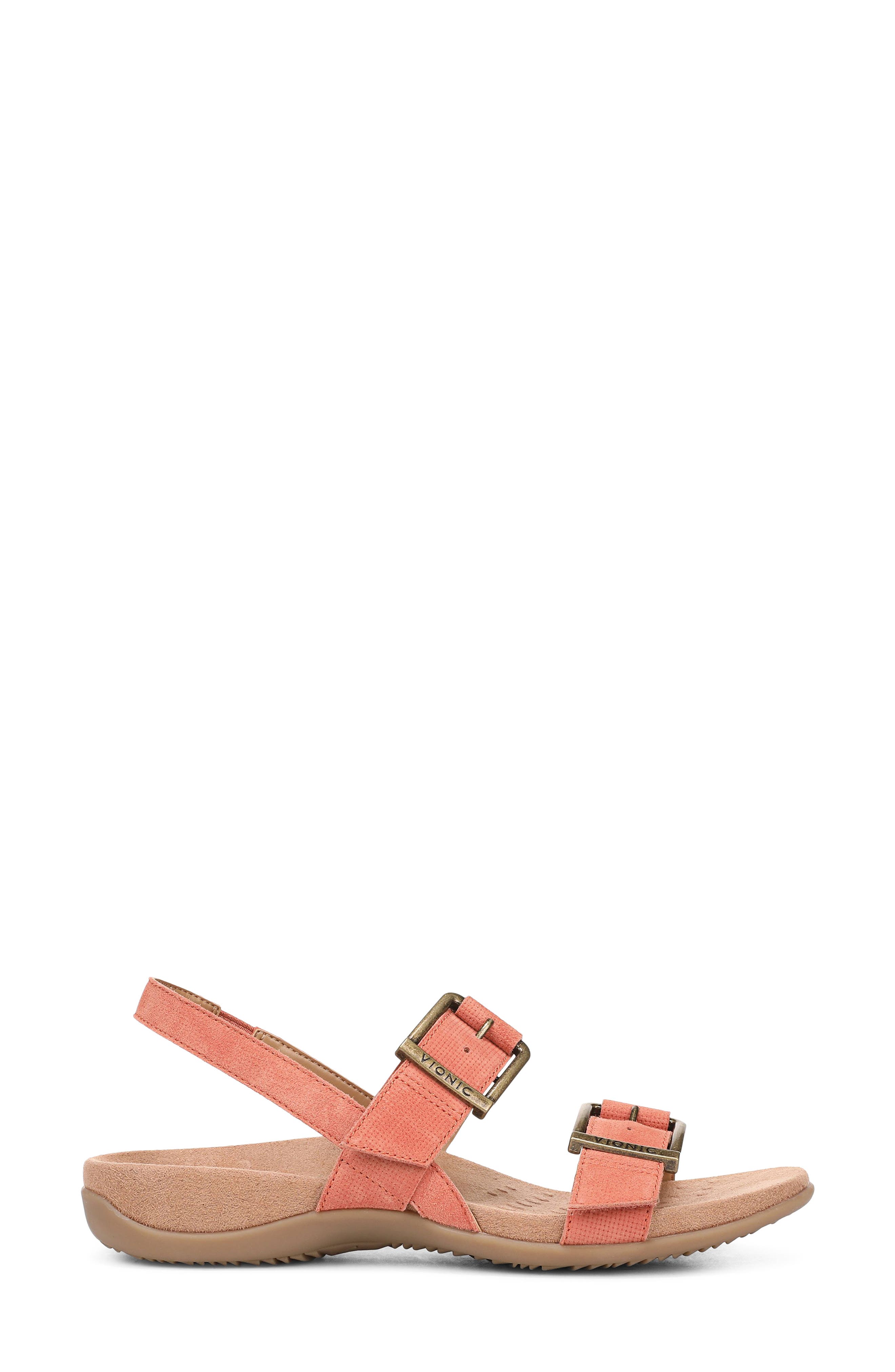 Reese Sandal, Alternate, color, APRICOT BRANDY
