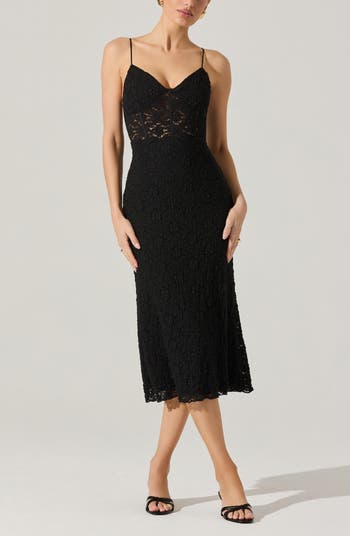 ASTR the Label Floral Lace Knit Dress Nordstromrack - Main Image