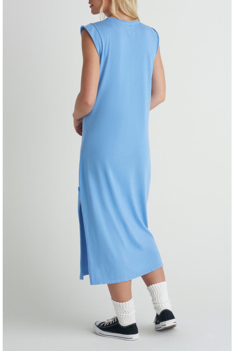 California Cotton Jersey Dress, Alternate, color, PROVENCE