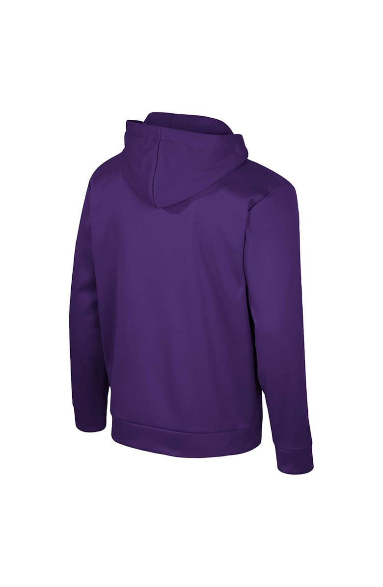 COLOSSEUM Men's Colosseum  Purple LSU Tigers Quarter-Zip Hoodie, Alternate, color, Purple