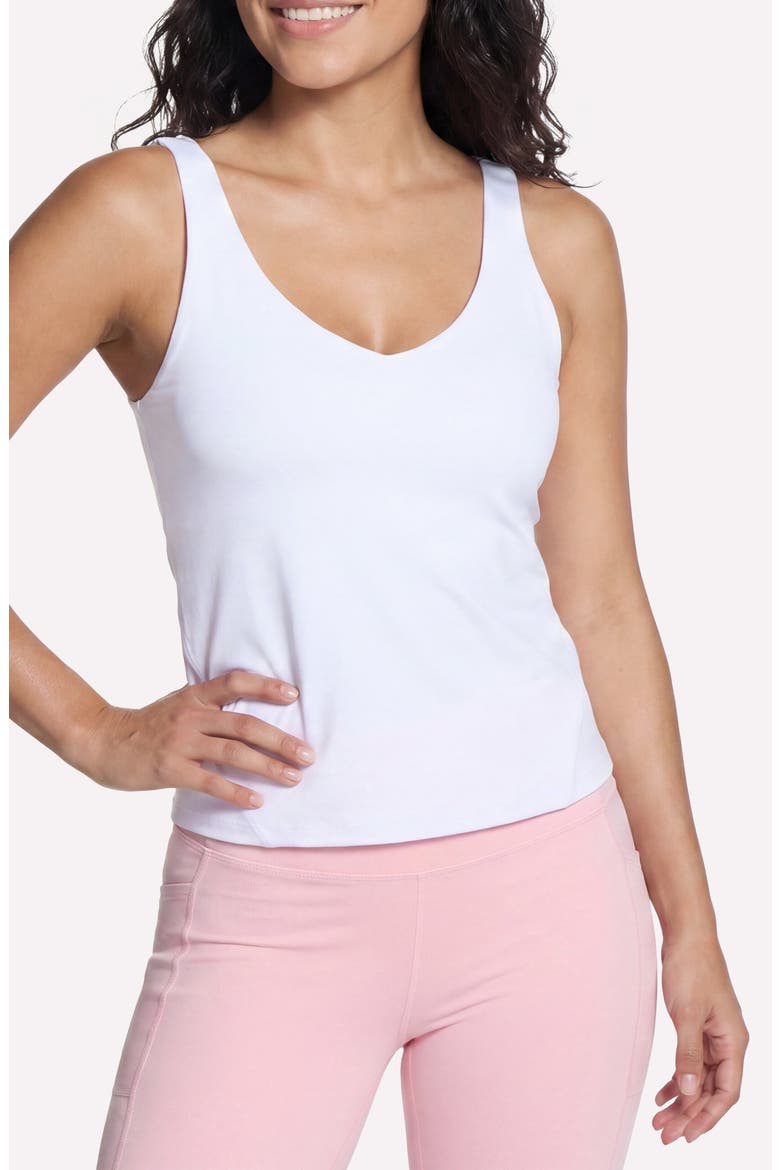 Go Walk Evolution Tank, Main, color, WHT-WHITE