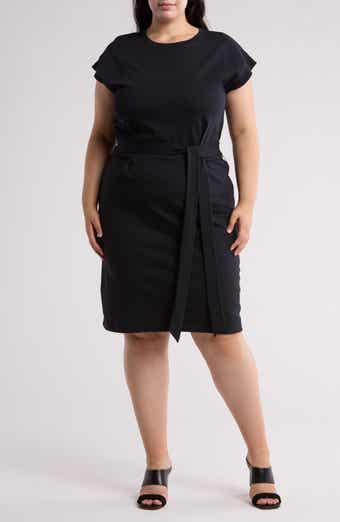 Tie Waist Cotton Dress