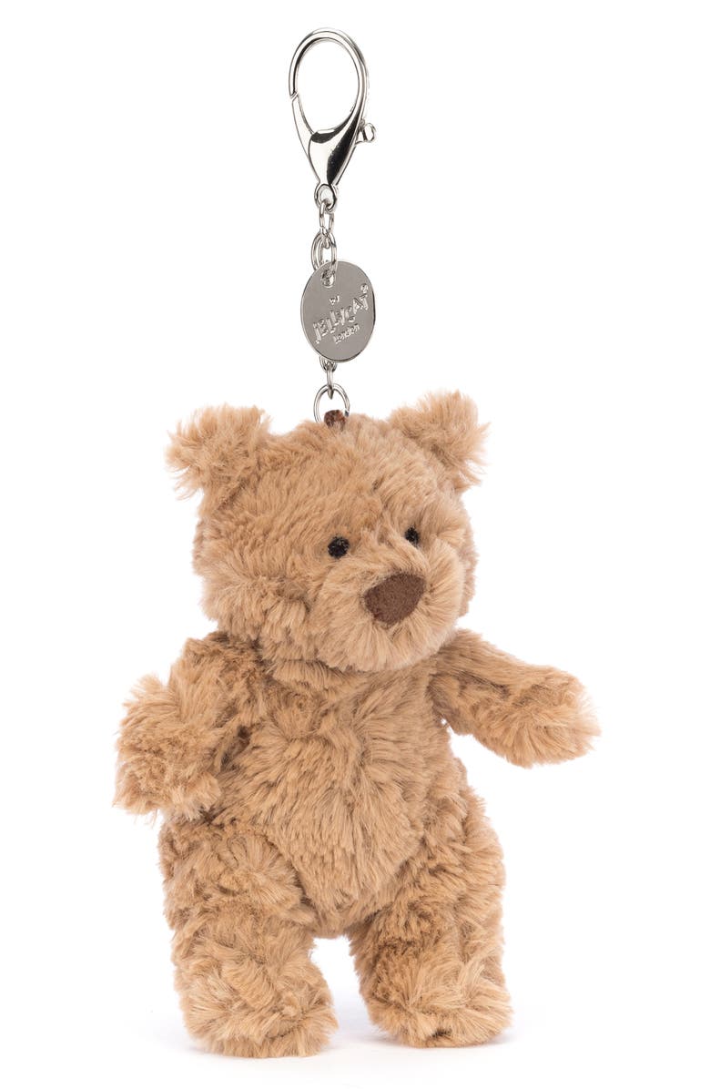Jellycat Bartholomew Bear Bag Charm, Main, color, 