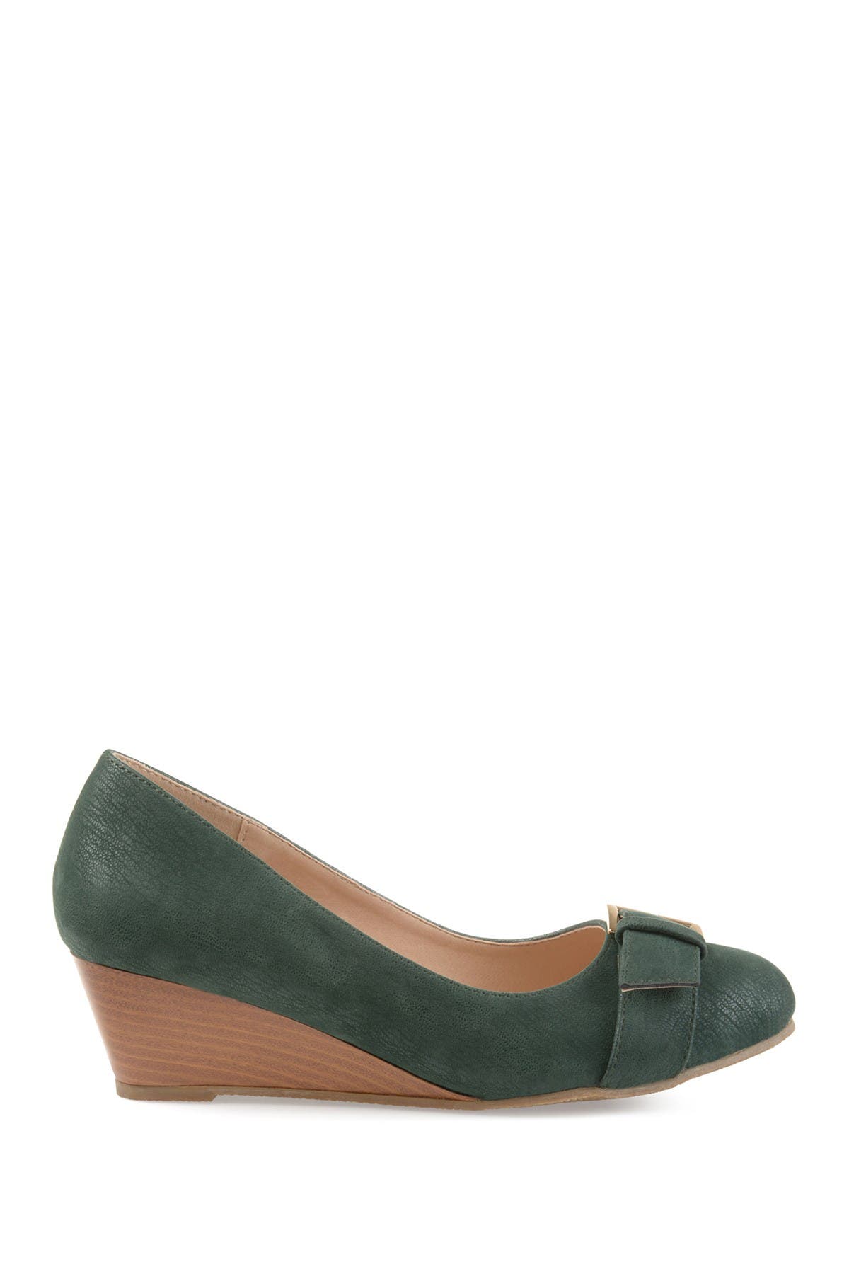 Graysn Wedge Pump, Alternate, color, GREEN